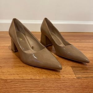 Tan pumps